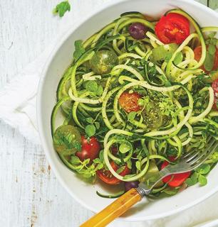 salade de spaghettis de courgettes