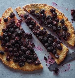 Tarte biscuit aux mûres