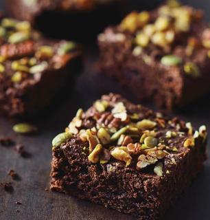 brownies véganes sans farine de blé