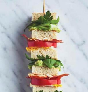 club-sandwich en brochette